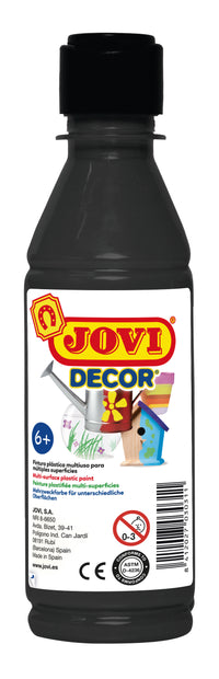 JOVI Jovidecor Acrylfarbe 250 ml – Schwarz