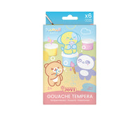 JOVI Kawaii Temperafarben 5 x 35 ml mit Pinsel