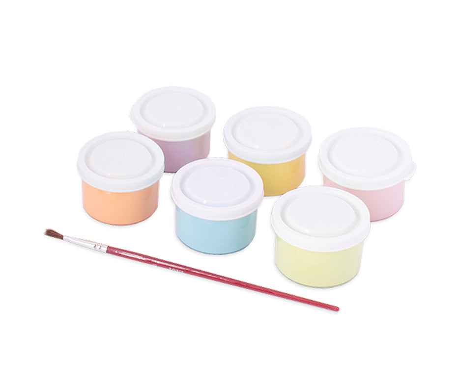 JOVI Kawaii Temperafarben 5 x 35 ml mit Pinsel