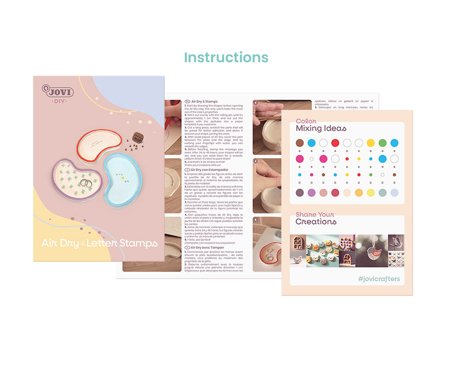 Kreatives Modelliere-Set JOVI Kraft – Briefmarken