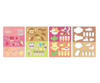 JOVI Play&Fun Kawaii pflanzliche Knetmasse im Koffer – Set mit Zubehör