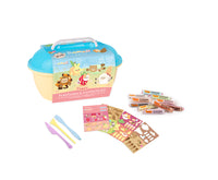 JOVI Play&Fun Kawaii pflanzliche Knetmasse im Koffer – Set mit Zubehör