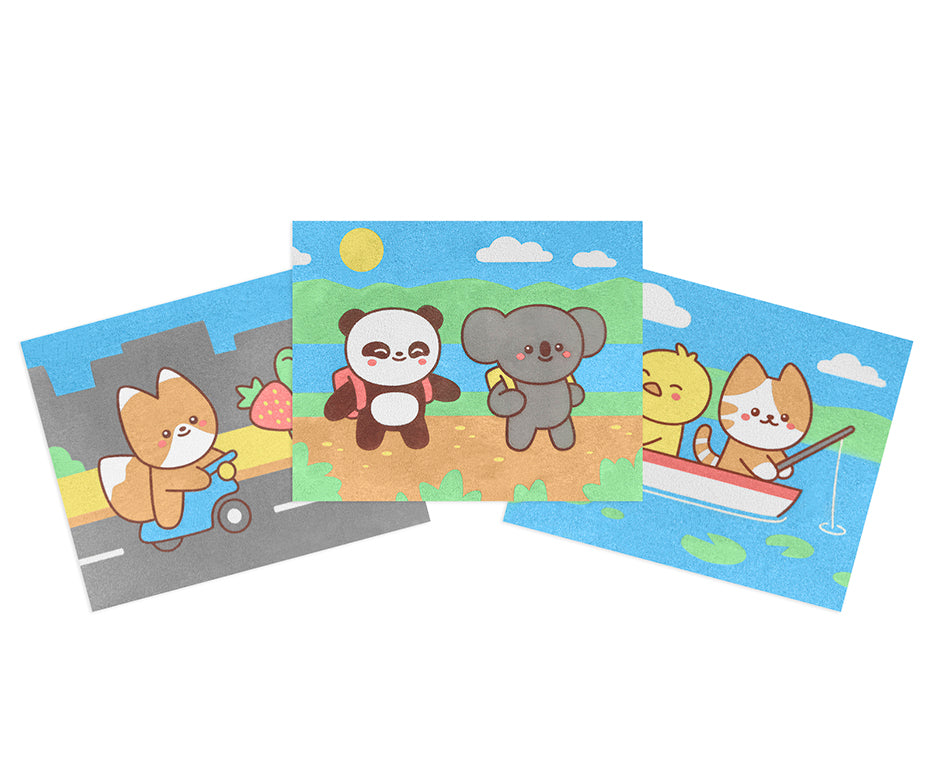 JOVI Play&Fun Kawaii Sandmalerei-Set – 12-tlg.