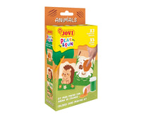 JOVI Play&Fun Mini-Kreativset Sandmalen – 9-teilig – Tiere