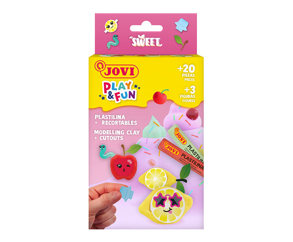 JOVI Play&Fun Mini Set mit natürlicher Knete