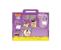 JOVI Play&Fun Sandmalerei-Set Monsters 12-tlg.