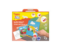 JOVI Play&Fun Sandmalerei-Set Transport 12-tlg.
