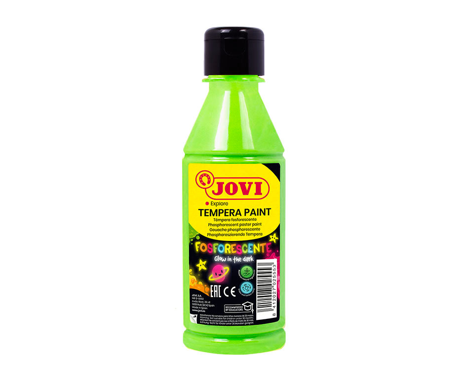 JOVI Premium Neon-Temperafarbe 250 ml – Grün
