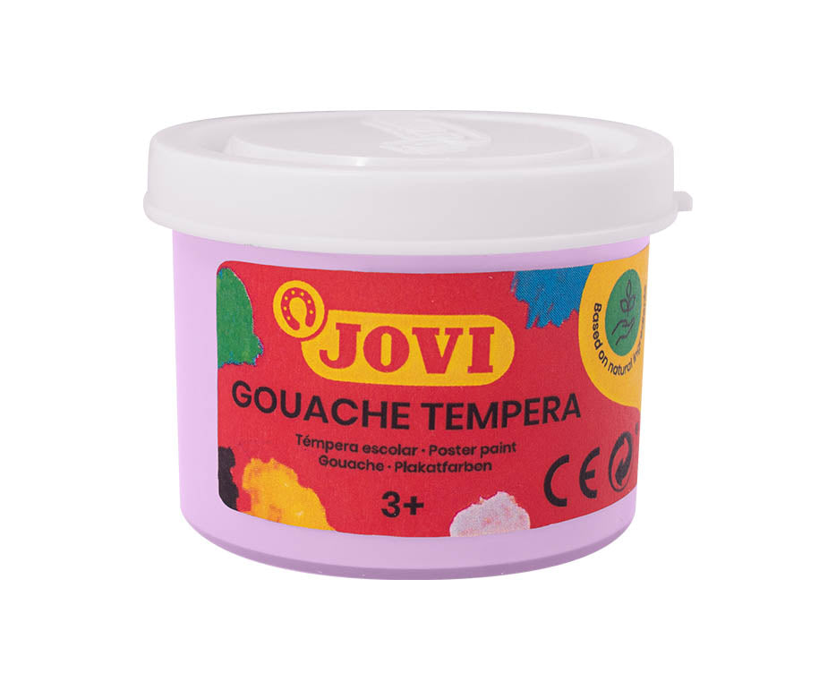 JOVI Premium Pastell-Gouachefarben 6 x 35 ml mit Pinsel