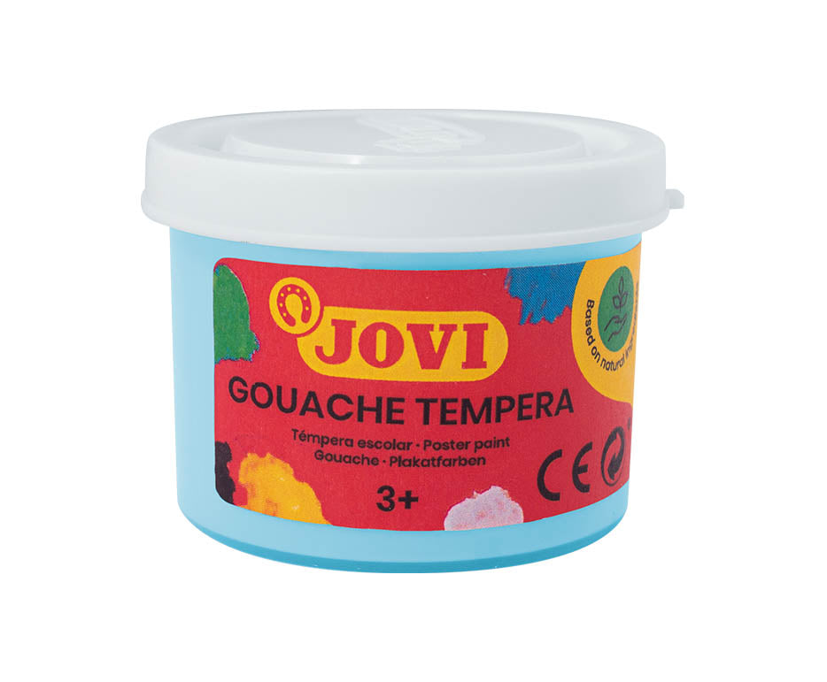 JOVI Premium Pastell-Gouachefarben 6 x 35 ml mit Pinsel