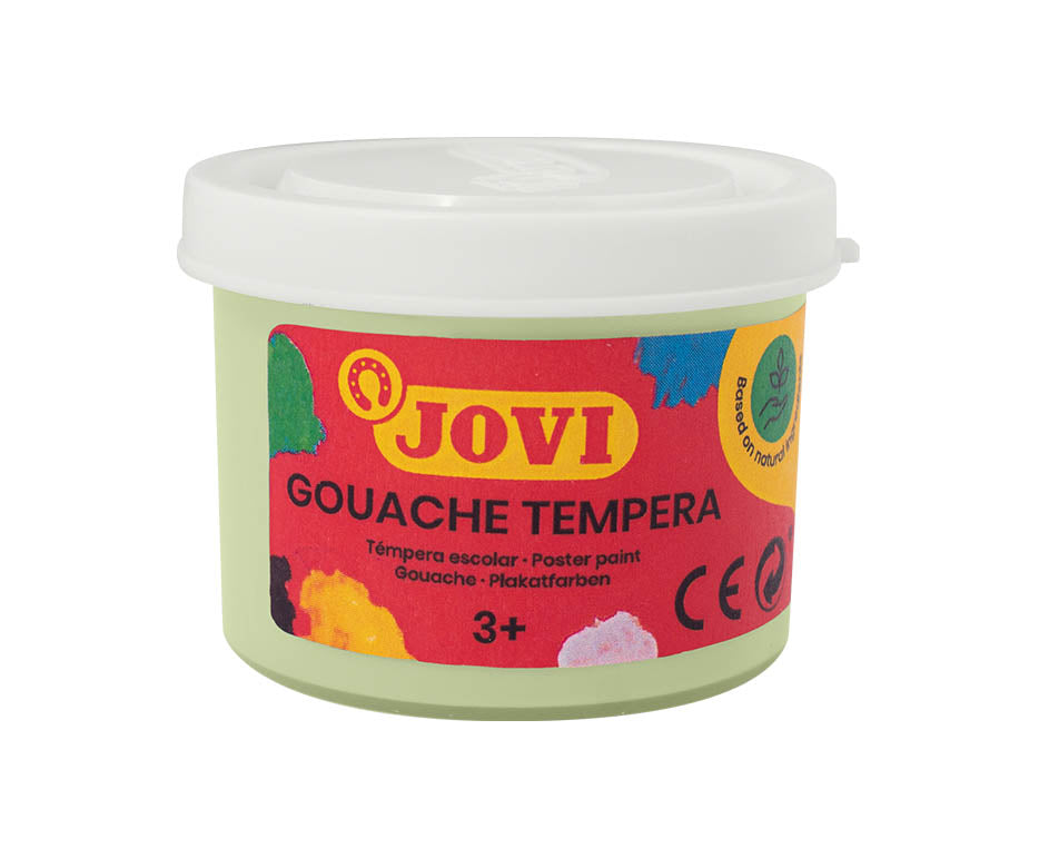 JOVI Premium Pastell-Gouachefarben 6 x 35 ml mit Pinsel