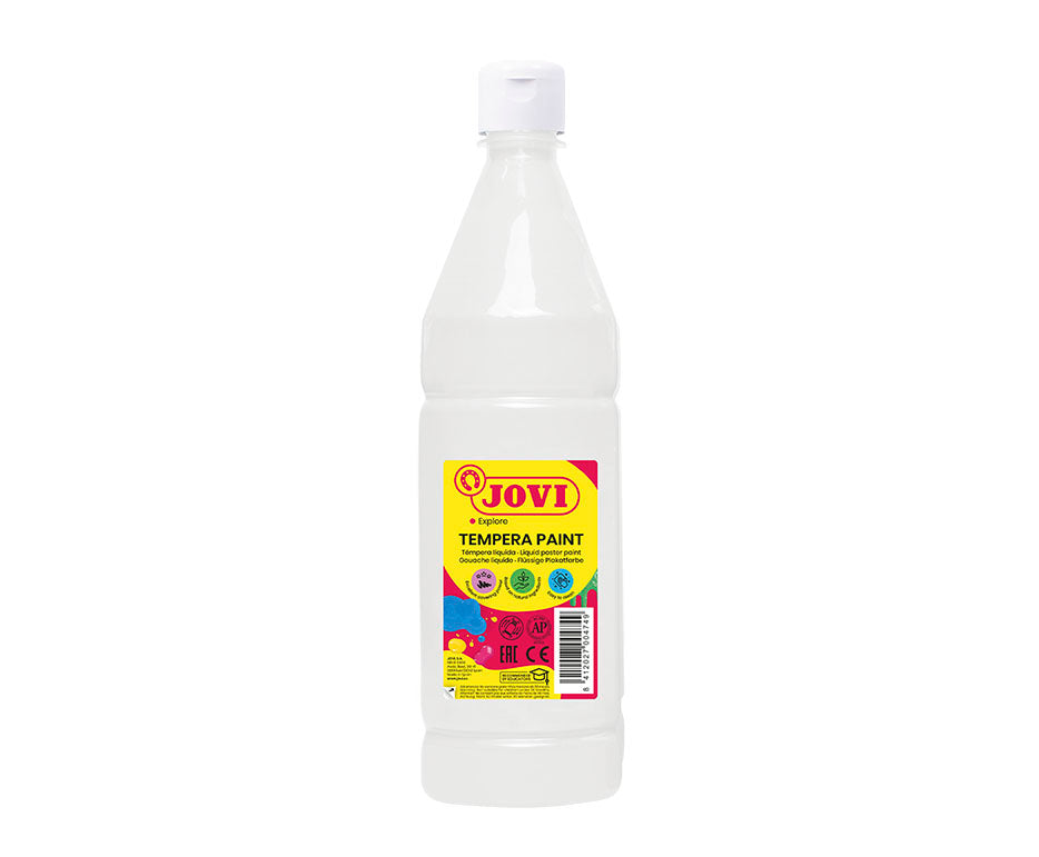 JOVI Premium Temperafarbe 1000 ml – Weiß