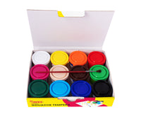 Jovi Premium Temperafarben 12 x 35 ml mit Pinsel