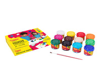 Jovi Premium Temperafarben 12 x 35 ml mit Pinsel