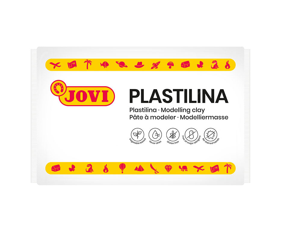 JOVI natürliche Knete 350 g – Weiß