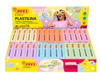 JOVI natürliche Knete Pastellfarben 30 x 50 g