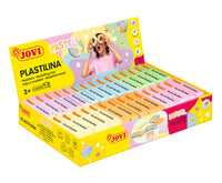 JOVI natürliche Knete Pastellfarben 30 x 50 g