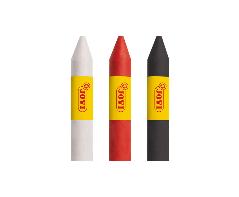 JOVI Schminkstifte-Set für Gesicht 3 x 5,6 g - Rot, Weiß und Schwarz