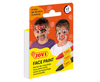 JOVI Schminkstifte-Set für Gesicht 3 x 5,6 g - Rot, Weiß und Schwarz