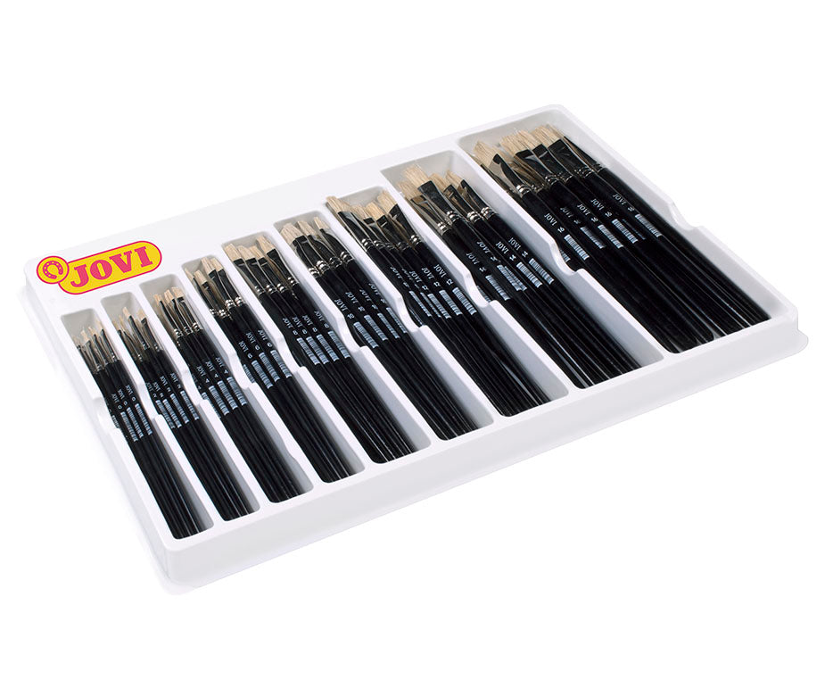 JOVI Schul-Flachpinsel Set 108 Stk.