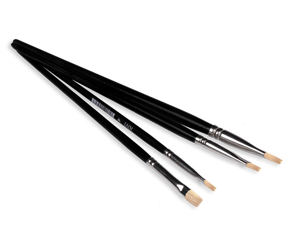 JOVI Schul-Flachpinsel Set 4-teilig