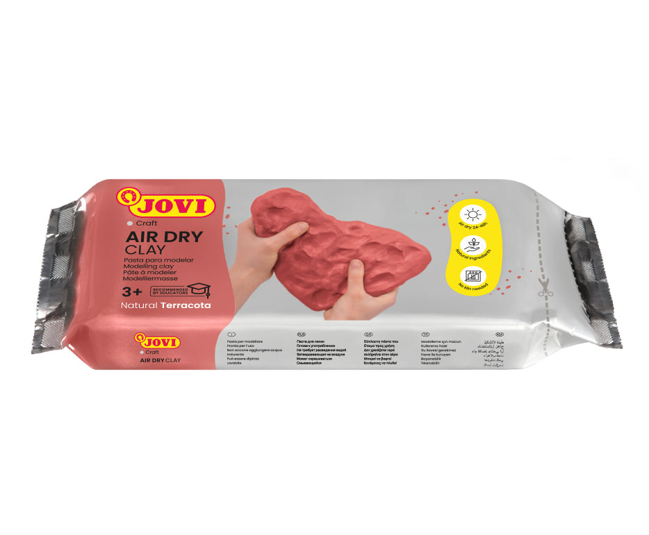 JOVI lufthärtende Modelliermasse 1000 g Braun