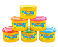 JOVI Soft Dough Modelliermasse-Set Neonfarben 6 x 460 g