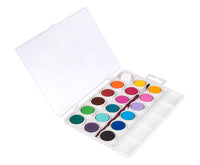 JOVI Deckfarbkasten / Wasserfarben 22 mm - 18 Farben mit Pinsel