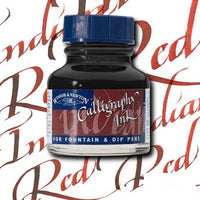Winsor & Newton Kalligrafietusche 30 ml | verschiedene Farbtöne | Mattschwarz