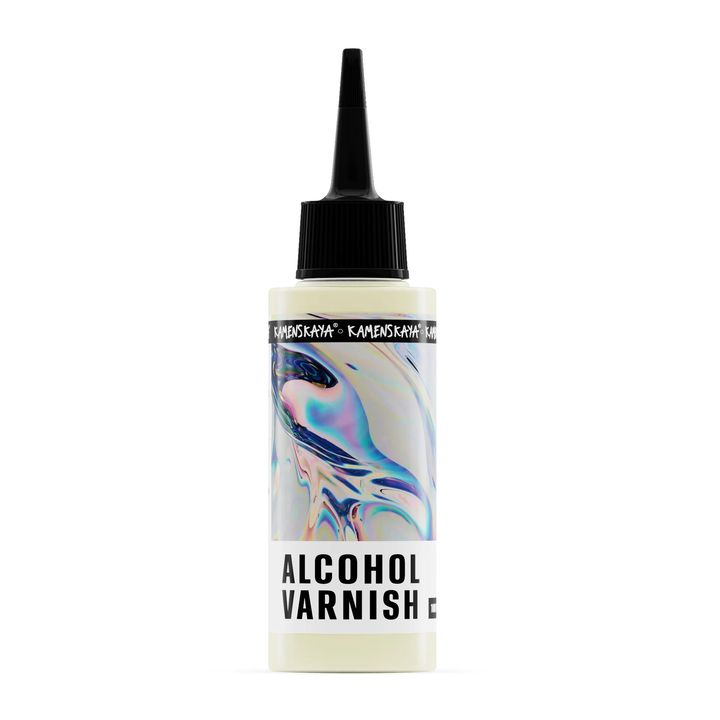 Kamenskaya Alkohollack für Alcohol Inks zur Fixierung und zum Schutz von Kunstwerken | ARTMIE