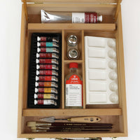 Koffer / LUKAS 1862 Ölfarben-Set 12 x 10 ml mit Zubehör