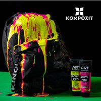 Fluoreszierende Acrylfarbe ACRYL PRO ART Kompozit 75 ml