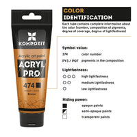 ACRYL PRO ART Kompozit Metallic-Acrylfarbe 75 ml