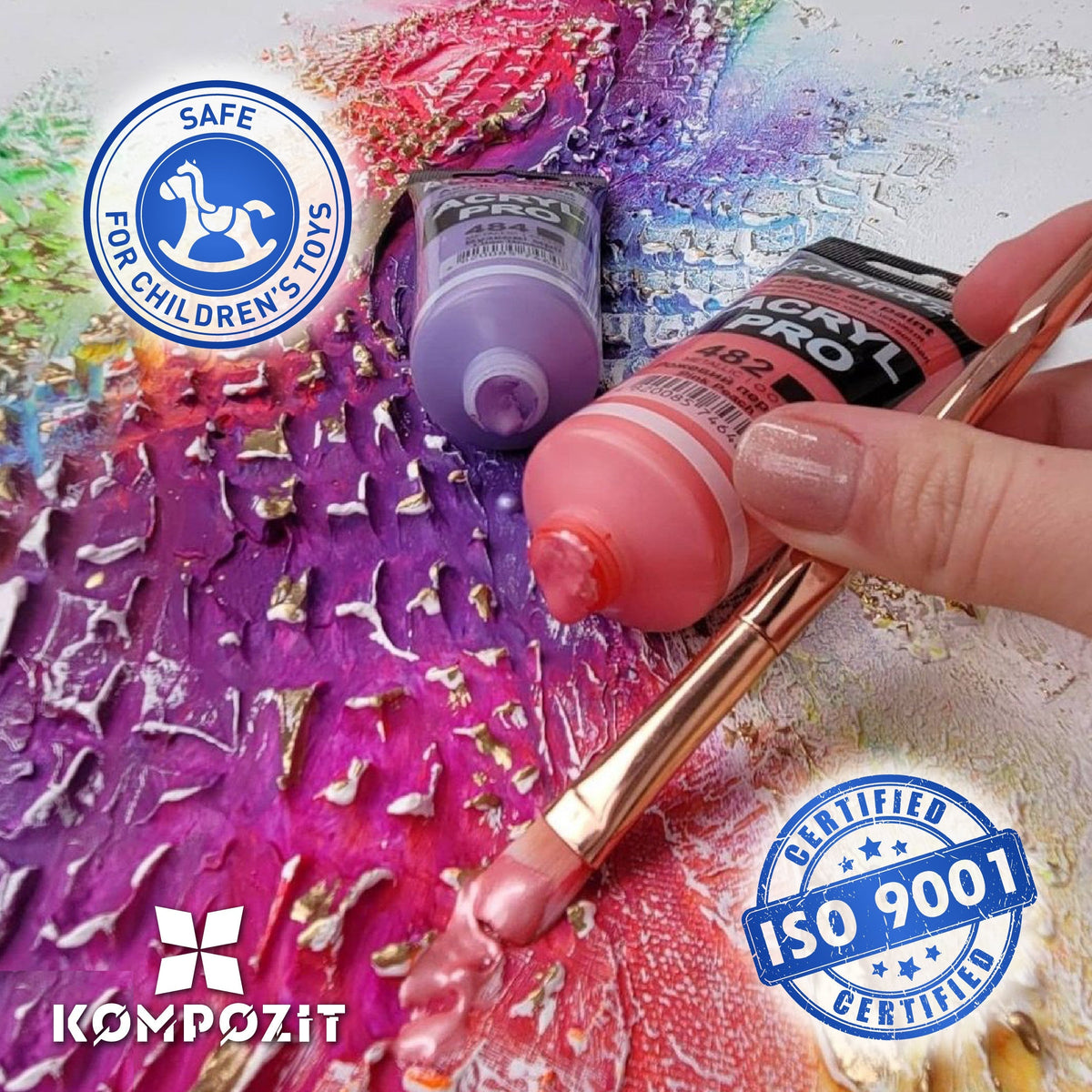 ACRYL PRO ART Kompozit Metallic-Acrylfarbe 75 ml