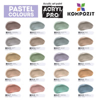 Pastell Acrylfarbe ACRYL PRO ART Kompozit 75 ml