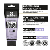 Pastell Acrylfarbe ACRYL PRO ART Kompozit 75 ml