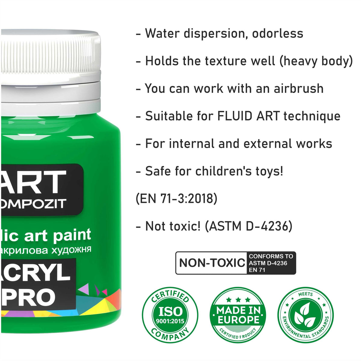 ACRYL PRO Kompozit-Acrylfarben-Set