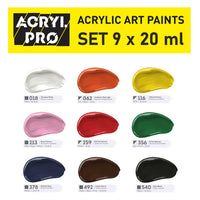 Kompozit ACRYL PRO Acrylfarben-Set 9 × 20 ml – Ansicht 2