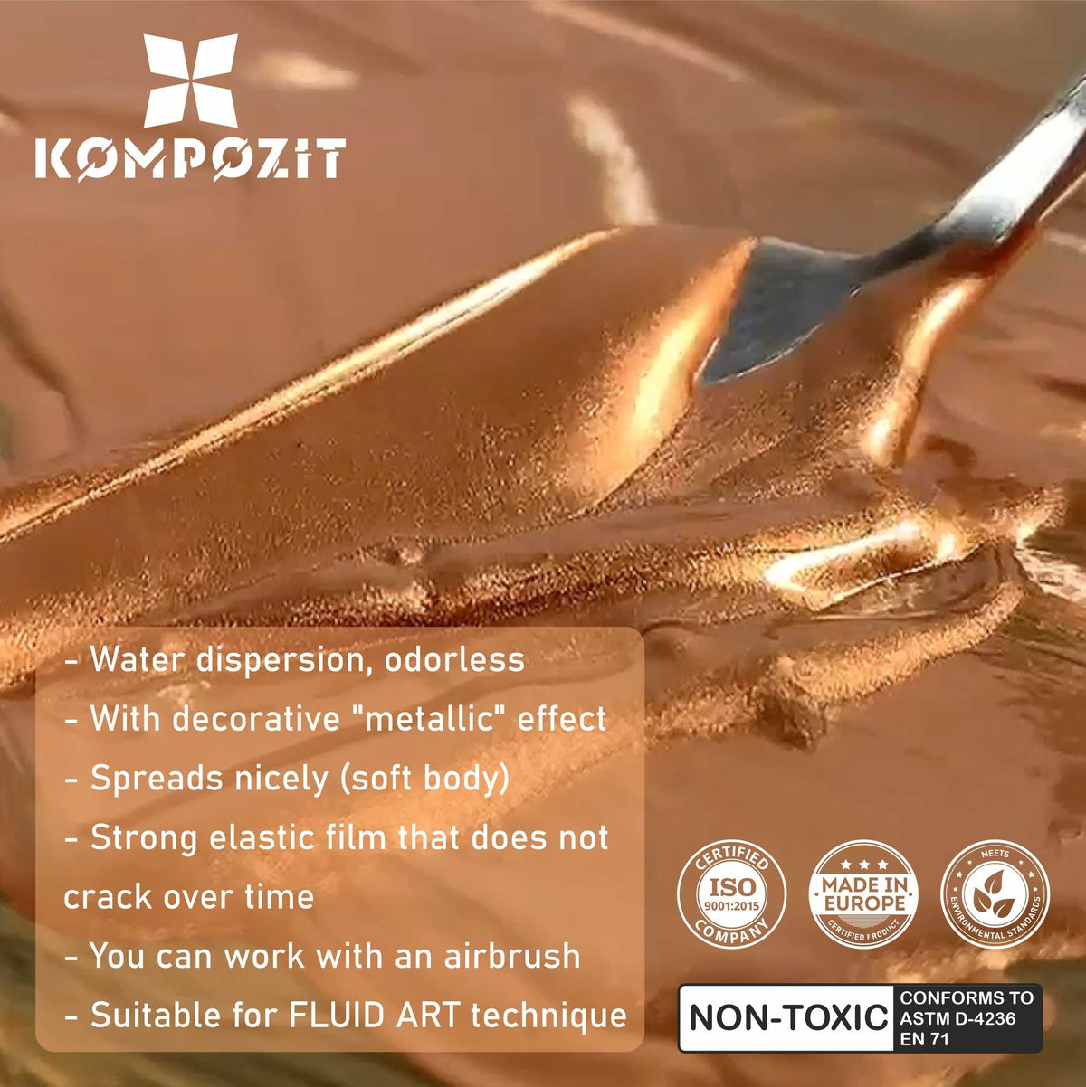 ACRYL PRO Metallic-Acrylfarben-Set