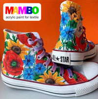 MAMBO Acrylfarbe für Textil und Leder 50 ml