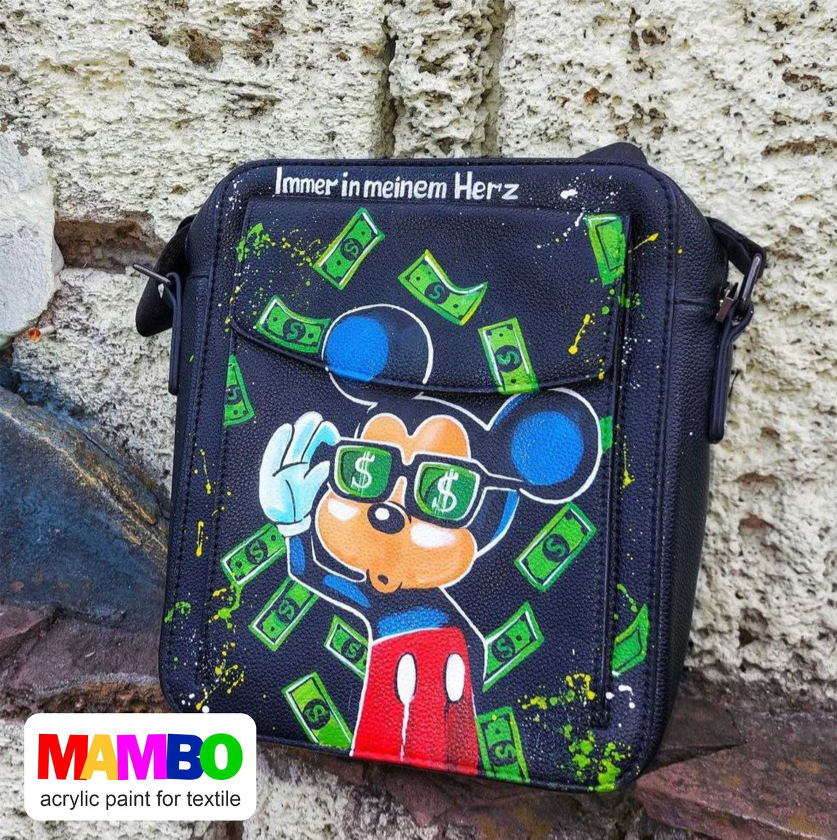 MAMBO Acrylfarbe für Textil und Leder 50 ml