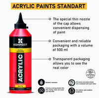 STANDART Kompozit Acrylfarbe 500 ml
