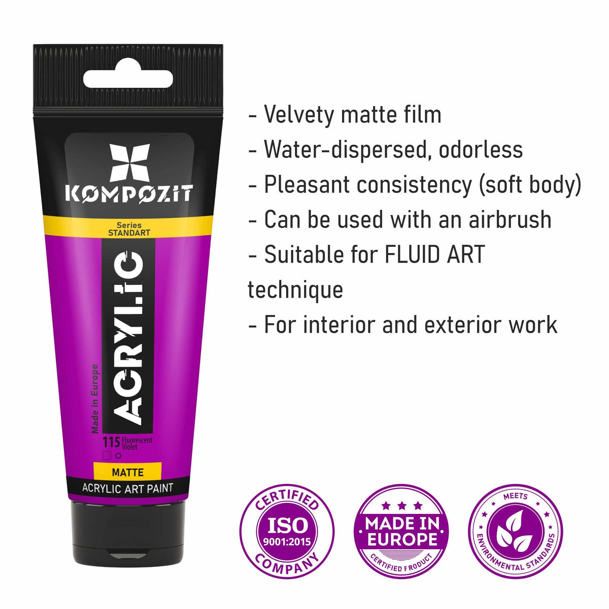 Acrylfarbe STANDART Kompozit 75 ml