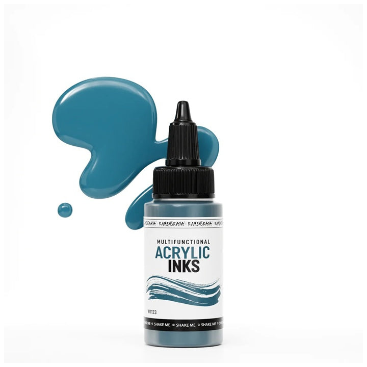 Konzentrierte Acryltinte KAMENSKAYA, 30 ml | verschiedene Farbtöne | W1123 Tyrkysová
