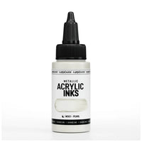 Konzentrierte Metallic-Acryltinte – 30 ml | verschiedene Farbtöne | W001 Perlmutt