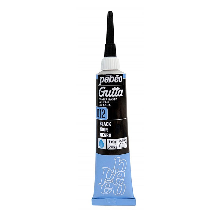 Pebeo Gutta Seidenmal-Kontur 20 ml | verschiedene Farben | schwarz