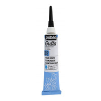 Pebeo Gutta Seidenmal-Kontur 20 ml | verschiedene Farben | perlweiß