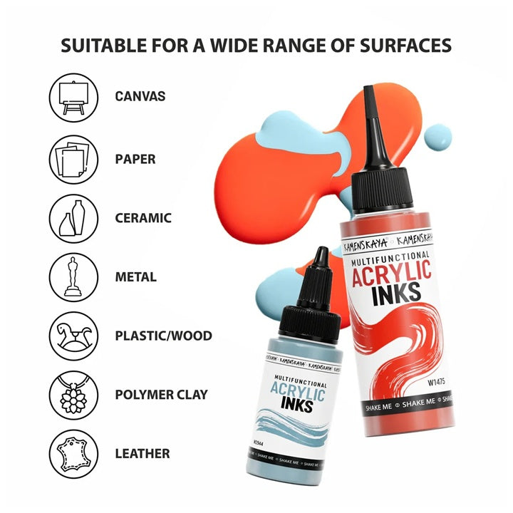 Konzentrierte Acryltinte KAMENSKAYA, 30 ml | verschiedene Farbtöne — Bild 51