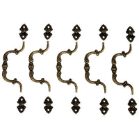 Metallgriff in Bronzeoptik 90x39 mm - 5 Stk. | verschiedene Ausführungen