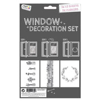 Kreatives Fensterdeko-Set mit Markern und Schablonen | ARTMIE